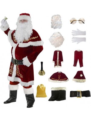 Vestito Costume Babbo Natale SANTC09